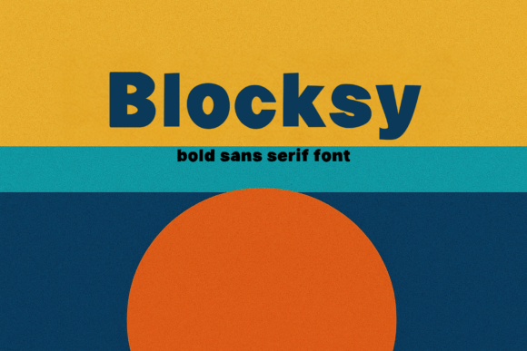 Blocksy: A Bold Font for Crafting with Confidence