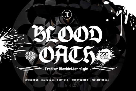 Blood Oath: A Bold Font for Branding That Speaks Volumes