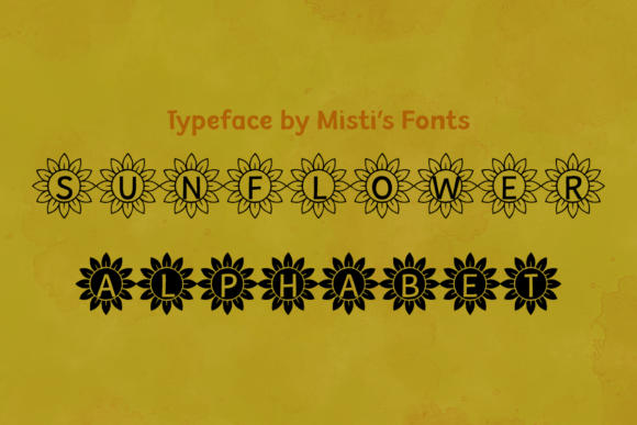 Branding with Sunflower Alphabet