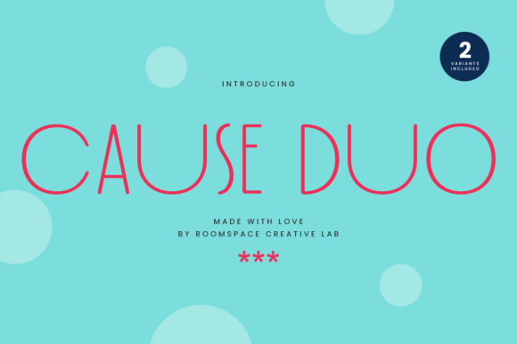 Cause Duo: A Versatile Sans Serif for Digital Design