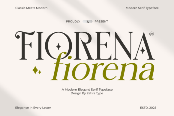 Fiorena: A Serif Font That Breathes Character Into Branding