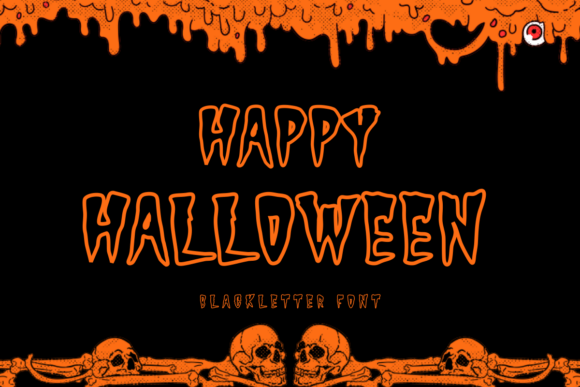 Happy Halloween 1: A Font for Spooky Campaigns