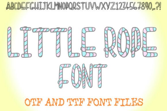 Little Rope: A Playful Font for Creative Branding