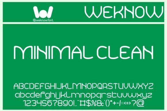 Minimal Clean: The Font That Makes Your Message Shine