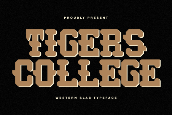 Tigers College: A Bold Slab Serif for Crafters and Designers