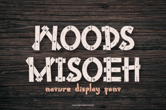 Woods Misoeh: A Nature-Inspired Font for Digital Design