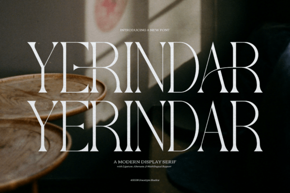 Yerindar: A Font That Speaks with Elegance and Edge