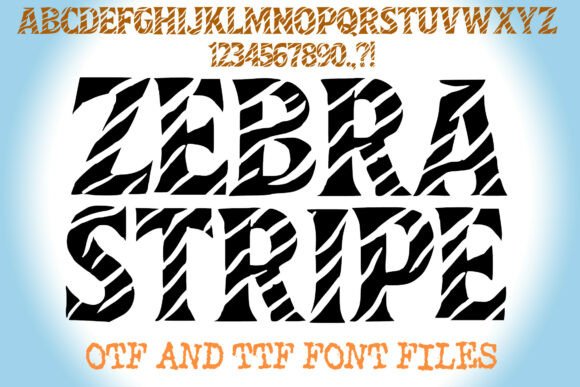 Zebra Stripe: A Font That Adds Personality to Your Brand